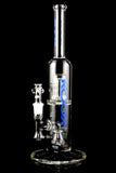 RooR Tech Stemless Clear GoG Straight Shooter Water Pipe with Barrel Perc - WP2514