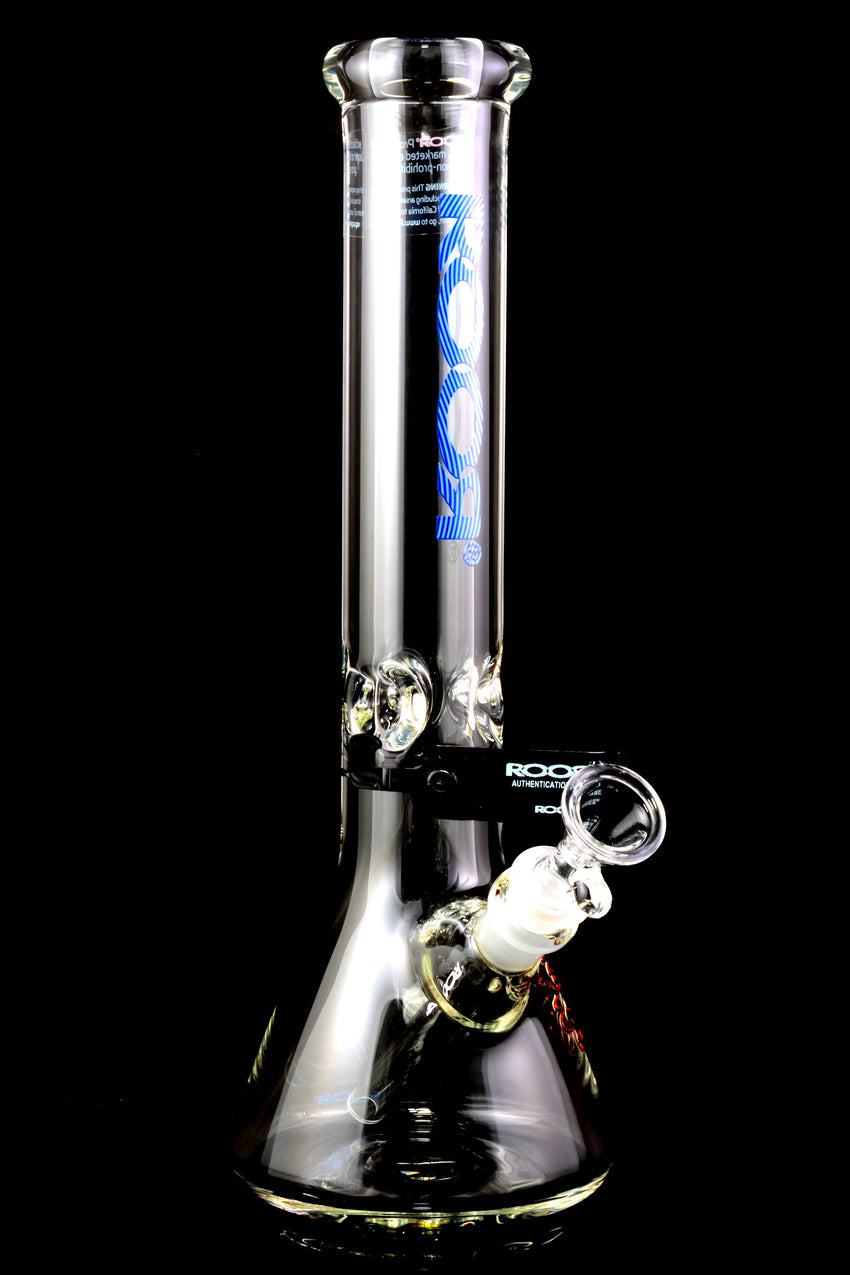 RooR 9mm Thick Glass on Glass 14" Beaker Water Pipe - WP2521