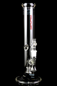RooR Tech 5mm Thick Clear GoG Straight Shooter Water Pipe with Showerhead Perc - WP2527