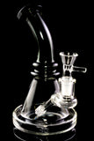 Small Stemless Colored Bent Neck GoG Water Pipe with Matrix Stem Perc - WP2591