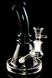 Small Stemless Colored Bent Neck GoG Water Pipe with Matrix Stem Perc - WP2591