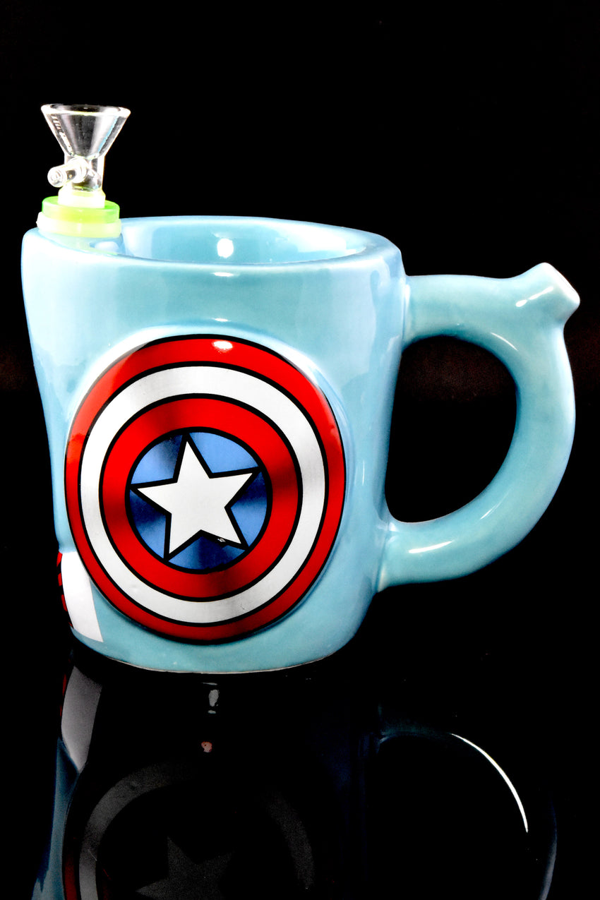 Ceramic Super Hero Mug Water Pipe - WP2680