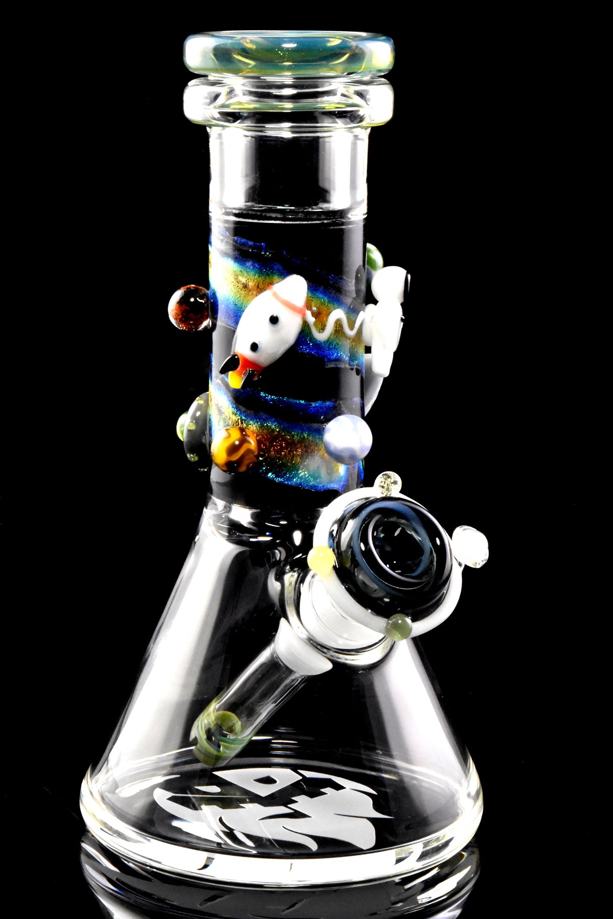 (US Made) 8.5" Galactic Baby Beaker Water Pipe - WP2706