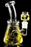 Small GoG Stemless Fluid Filled Beaker Water Pipe with Showerhead Perc - WP2716