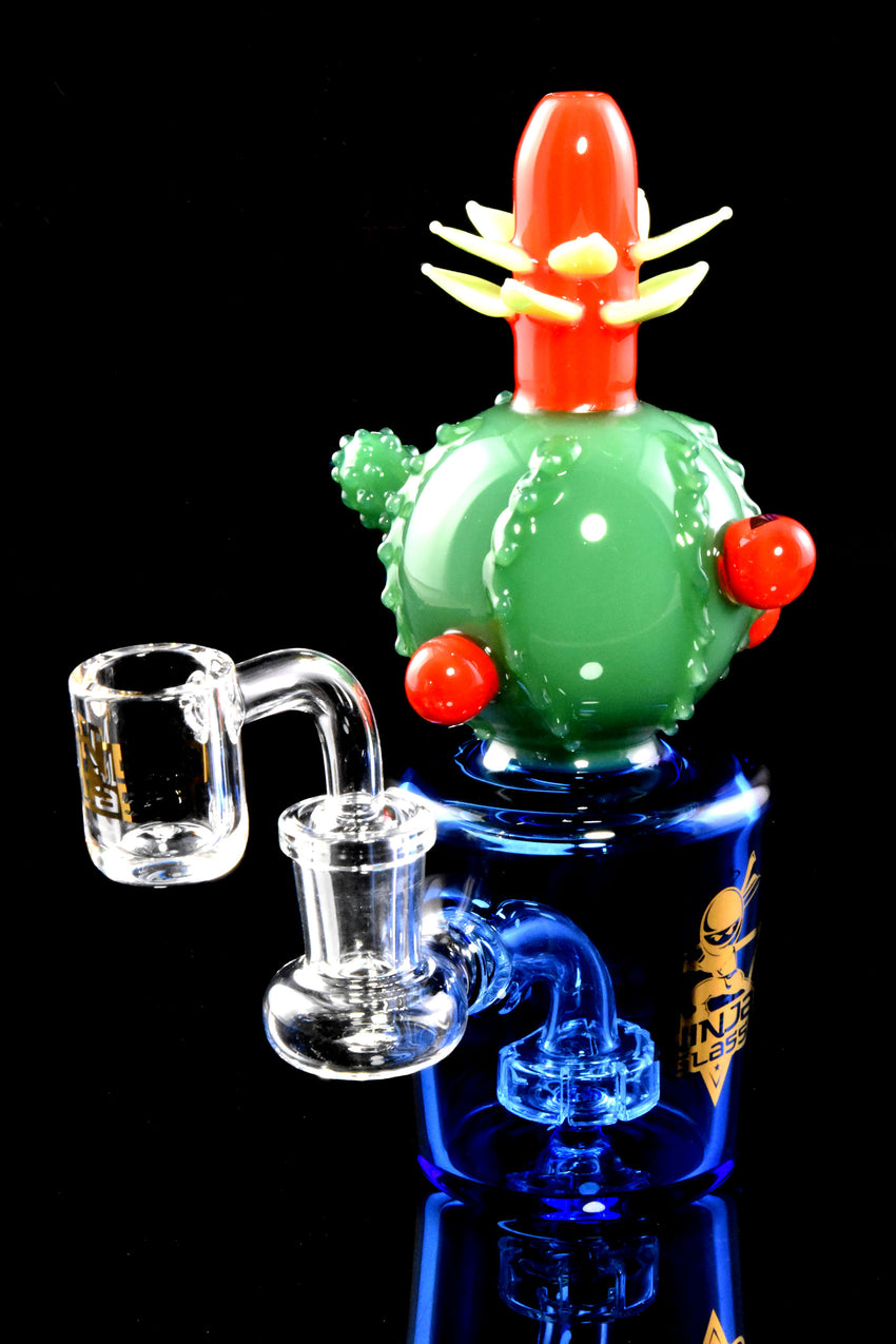 Small Cactus Dab Rig with Showerhead Perc - WP2725