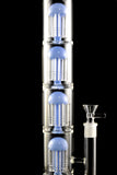 Large Stemless GoG Straight Shooter Water Pipe with Quad Tree Percs - WP2777