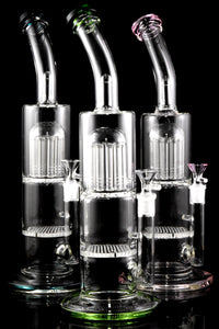 Large Tree to Honeycomb Perc GoG Straight Shooter Water Pipe - WP2802