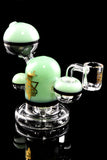 Mini Colorful Glass Bubbles Dab Rig with Showerhead Perc - WP2816