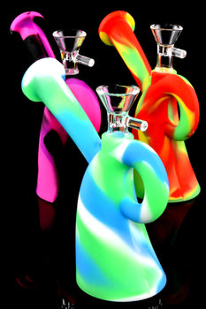 Mini Colorful Silicone Loop Water Pipe - WP2823