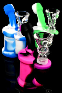 Mini Multicolor Silicone Water Pipe - WP2825